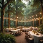 Банкетный зал на природе для свадебного торжества